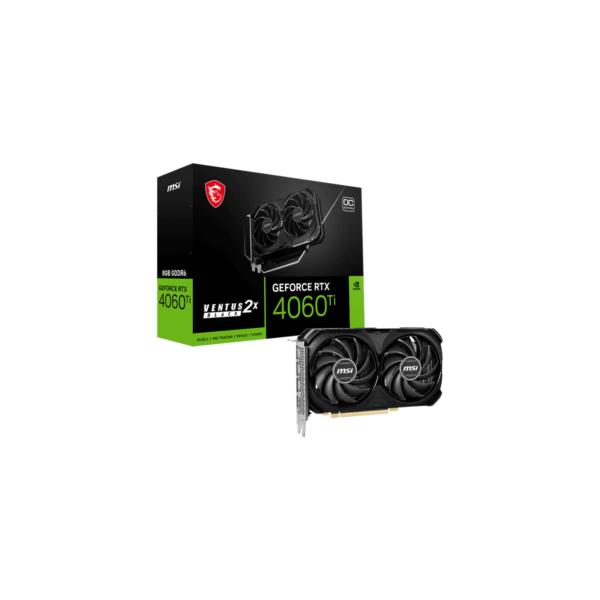 Placa De Vídeo RTX 4060 TI Ventus 2x Oc, MSI, Nvidia, 8GB RAM, GDDR6 - 912-V515-024
