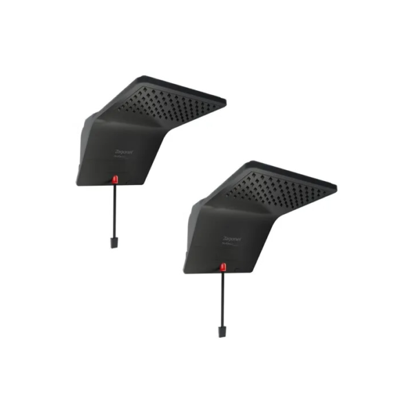 Kit C/2 Duchas Zagonel Ducali Eletronica Preto 220v 6800w