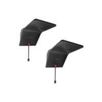 Kit C/2 Duchas Zagonel Ducali Eletronica Preto 220v 6800w