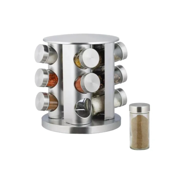 Futuro Casa porta temperos giratório 12 peças suporte redondo inox FUY587