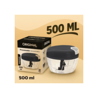 Processador de alimentos, triturador 3 laminas 500ml alho, legumes
