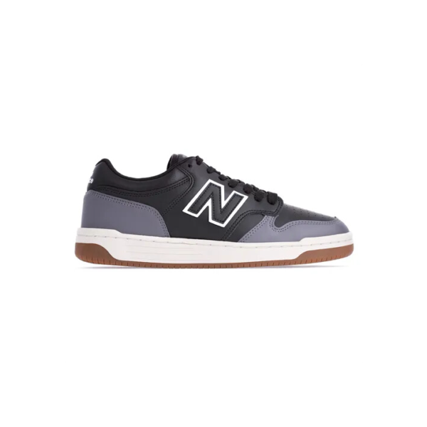 Tênis New Balance 480l Preto E Cinza Macio Leve - Masculino
