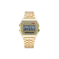 F91W Relógios de aço para homens e mulheres, Relógio de negócios, Multifunções LED Digital Sports Wrist Watch, Relógio eletrônico, Relógio eletrônico
