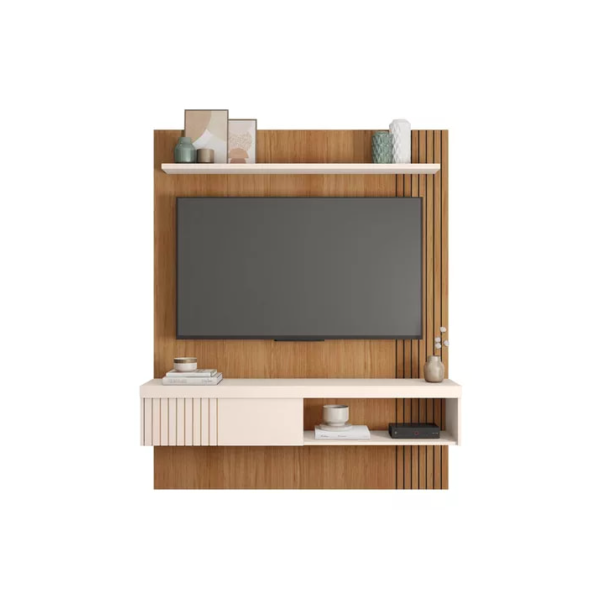 Painel Para Tv 55 Polegadas Marrom Moon Caemmun