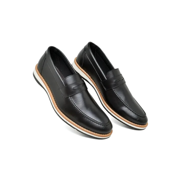 Sapato Mocassim Masculino Casual Clássico Couro Sintético