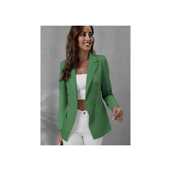 Blazer Feminino Casaquinho Alfaiataria Casaco Social Com Botão Lindo Super Envio