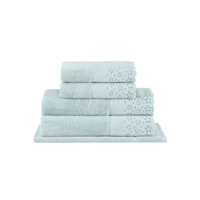 Buddemeyer Jogo de Toalhas Crystal Banho Verde 5 peças