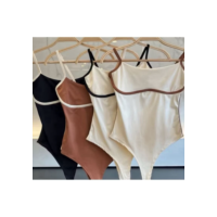 Body Feminino Bicolor com Bojo Lançamento Suplex e Alcinha