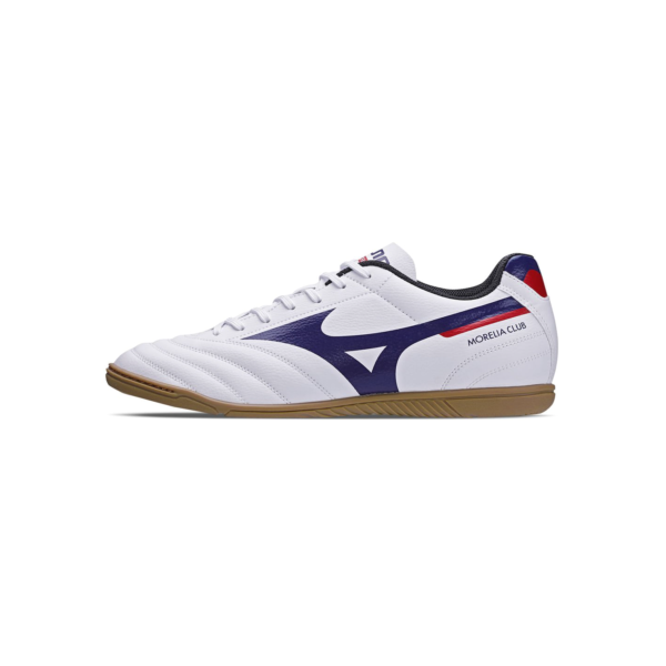 Chuteira Mizuno Morelia Club IN Masculino 1169 Branco