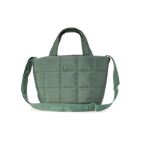 Reebok Bolsas transversais para mulheres - Bolsa transversal pequena de nylon leve com alça ajustável para viagens casuais, Trek Green, One Size