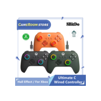 8BitDo Ultimate C Wired Controller Gamepad USB com joysticks de efeito Hall para Xbox Series X、Series S, Xbox One e PC Windows.