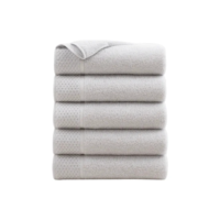 Kit 5 Toalha Branca Banho 75x140 Algodão 350g Macia Grossa