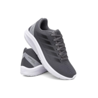 Tênis Masculino Academia Corrida e Caminhada Leve e Confortável - Cinza/38