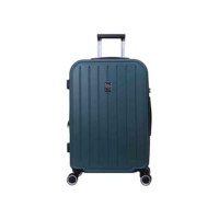 Mala de Viagem Média Chicago 23kg Rígida ABS com 4 Rodas duplas 360º e Trava de segredo númerico TSA, divisória interna com zíper e elástico de fixação, Verde Musgo, Santino - ASDV222M10