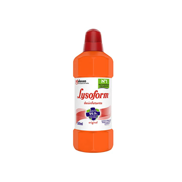Lysoform Original, Desinfetante Líquido, Limpeza Pesada e Eficiente, 500ml