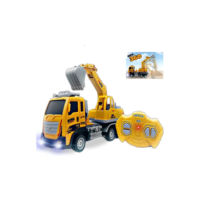 Escavadeira De Controle Remoto Brinquedo Menino Amarelo