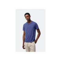 Camiseta Básica Masculina Slim Gola V Em Malha Flamê Hering