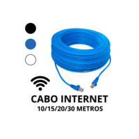 Cabo 4 Pares 10/15/20/30 Metros Crimpado RJ45