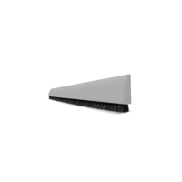 Veda Porta Adesivo - Escova - Cinza Claro 80 Cm - Comfort Door