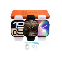Smartwatch W10 Mini Serie 10 42mm Chat GPT, NFC, AMOLED Lançamento Microwear