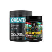 Kit: 1 Creatina 300g +1 Evolution 300g - Soldiers Nutrition