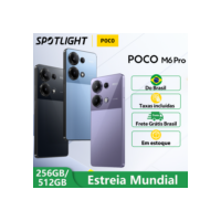 【Estreia mundial】POCO M6 Pro Smartphone 5000mA 67W carregamento com fio Helio G99 Ultra 6.67 Fluxo AMOLED 120Hz AMOLED 64MP Câmera NFC