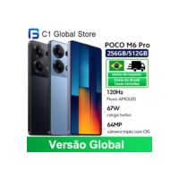 【Estreia mundial】POCO M6 Pro Smartphone 5000mA 67W carregamento com fio Helio G99 Ultra 6.67 Fluxo AMOLED 120Hz AMOLED 64MP Câmera NFC