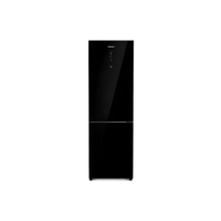 Geladeira Bb41 Black Glass 397l A+++ 60cm Panasonic Cor Preto