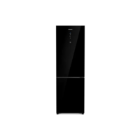 Geladeira Bb41 Black Glass 397l A+++ 60cm Panasonic Cor Preto