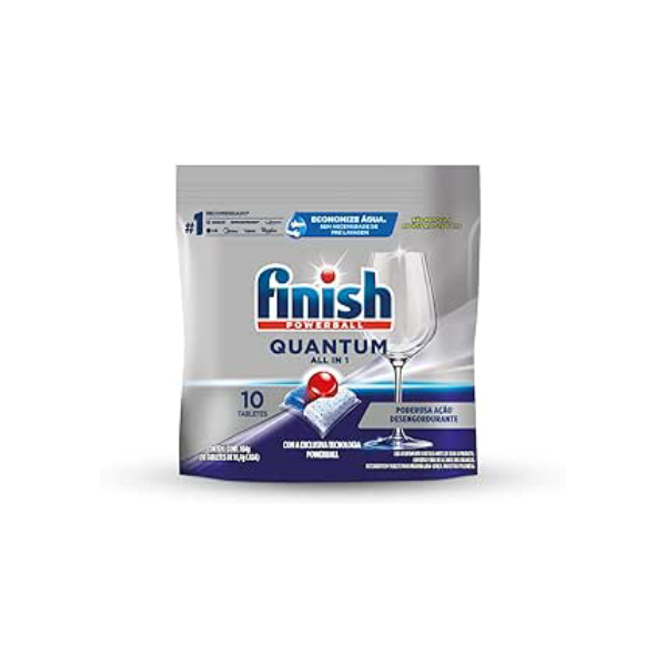Finish Quantum Ultimate - Detergente para Lava Louças em tabletes com 10 unidades