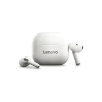 Fone De Ouvido Intra-auricular Sem Fio Lenovo Lp40 Cor Branco