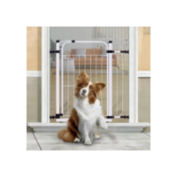 Pet Útil Grade Portão Proteção Pet Cachorro 69 A 84 Cm Criança Cães Cor Branco