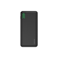 Geonav Power Bank, Carregador Portátil Universal 20.000mAh, 2 saídas USB QC 3.0 para carregamento rápido + 1 saída USB-C (PD) até 18W, até 7 recargas, PB20KBK, Preto