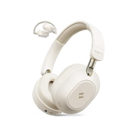Fone De Ouvido Headphone Bluetooth HAVIT H668BT com Cancelamento de Ruído Ativo, Bateria de 70h, Hi-Res, Dobrável (Bege)