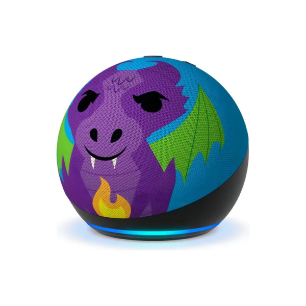 Echo Dot Kids 5ª Geração Com Alexa - Dragão