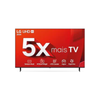 Smart TV 4K 65" LG UHD 65UT9050 Processador α5 Ger7 AI Design Super Slim Alexa/Chromecast integrado webOS 24 Controle Smart Magic