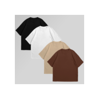 Kit Camiseta camisa Oversized StreetWear - 4 peças