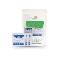 Kit C/60 Unidades Soro Fisiológico Sachê em Pó