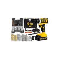 Parafusadeira Furadeira De Impacto Profissional 21v Tb21pw Com Kit Brocas E Buchas 300 Peças The Black Tools