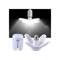 Luminária De Teto Dobrável Lâmpada De Pétalas 6000K 28w Para Quarto / Sala De Estar / Casa  / E27 Mini Luz De Folhas