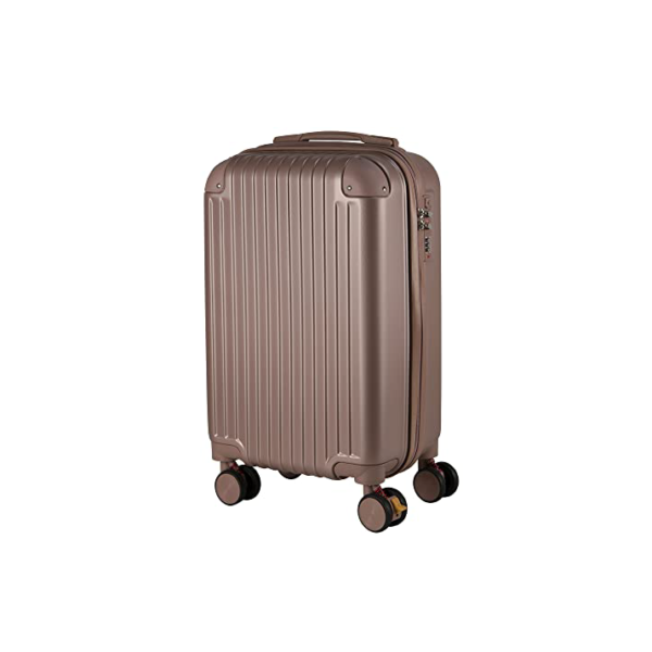 Mala de Bordo em ABS Com 4 Rodas 360 - Roncalli Manaus (Rose)