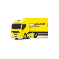 Brinquedo Miniatura Carreta - Do Livre Cor Amarelo