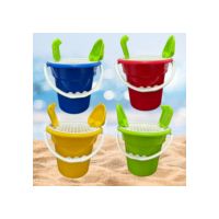 Kit 20 Brinquedo De Praia Infantil Baldinho Lembrancinha Aniversario