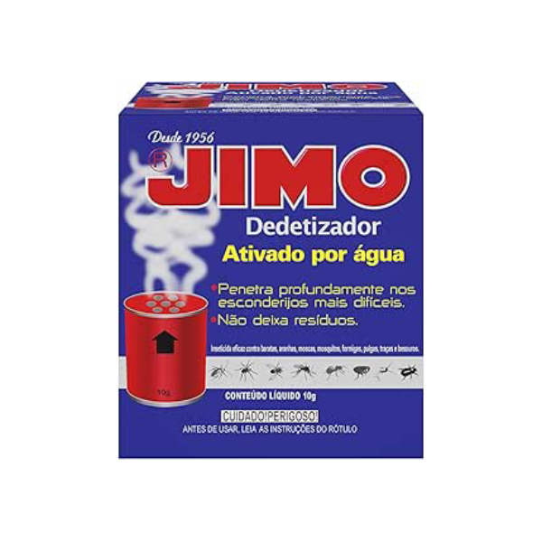JIMO Dedetizador Ativado por Água Inseticida Desinsetização de Casas e Ambientes Fechados Eficaz contra Barata Aranha Pulga e Insetos Caseiros Tubo 10g