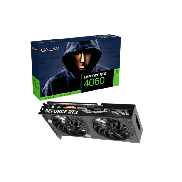 Placa de Vídeo Galax GeForce RTX 4060 1-Click OC 2X TecLab Lite 8GB GDDR6 128 bits - 46NSL8MD9NXV