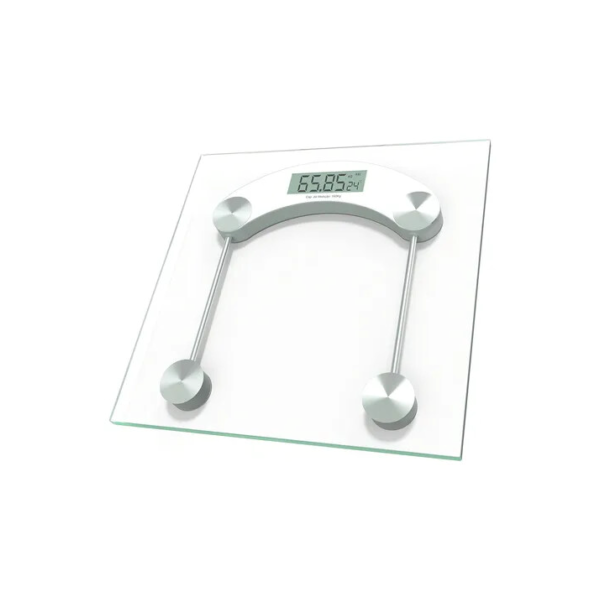 Balança Corporal Digital Peso Até 180kg Transparente Vidro