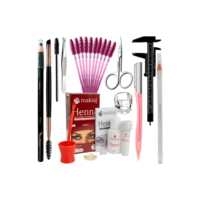 Rena Sobrancelhas Profissional Pincel Tesoura Kit Completo