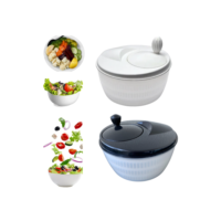 Centrífuga De Salada Secador Verduras  Manual 4 Litros