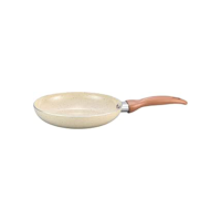 Oikos - Frigideira 20cm Antiaderente de Revestimento Cerâmica Terrara Bege com 5 Camadas para Fogão a Gás, Elétricos, Cerâmicos e Halogênio