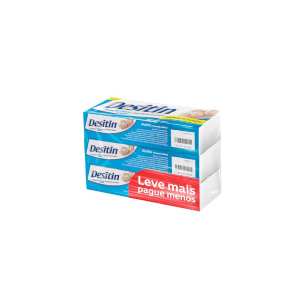 Desitin Creme Preventivo De Assaduras Proteção Diária Creamy, Kit com 3 Unidades de 113g